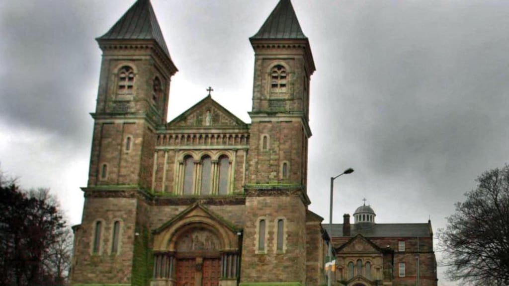 The  bomb attack happened at 12.45am this morning near the Holy Cross Church (above) in Belfast, sparking a security alert for several hours. The PSNI blamed dissident republicans.  Photograph: Bryan O’Brien/The Irish Times