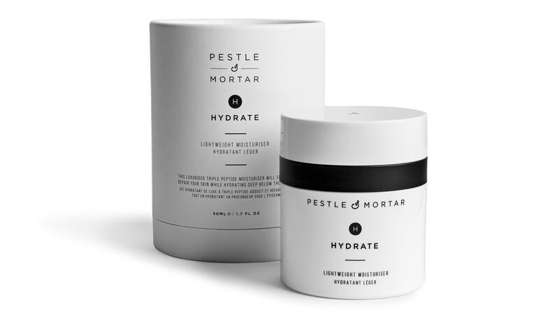 Pestle & Mortar recently introduced their second product, a moisturiser called Hydrate (€48).