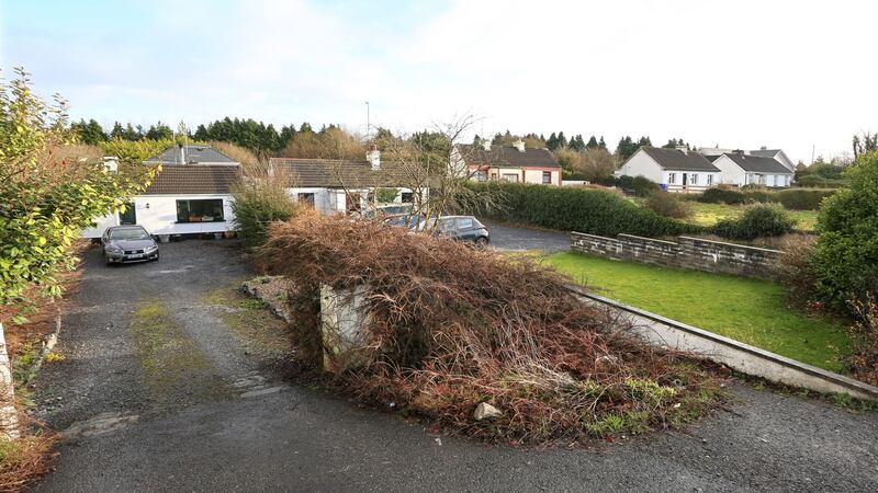 Under road plan, houses will be demolished at Ballindooley beside the Headford Road in Galway. Photograph: Joe O’Shaughnessy