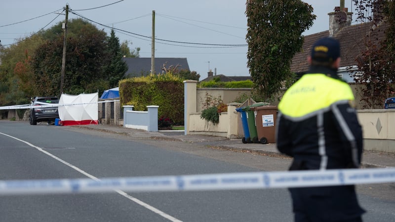 Senior officers declared the area outside Barry Daly’s house a crime scene. Photograph: Michael Mac Sweeney/Provision