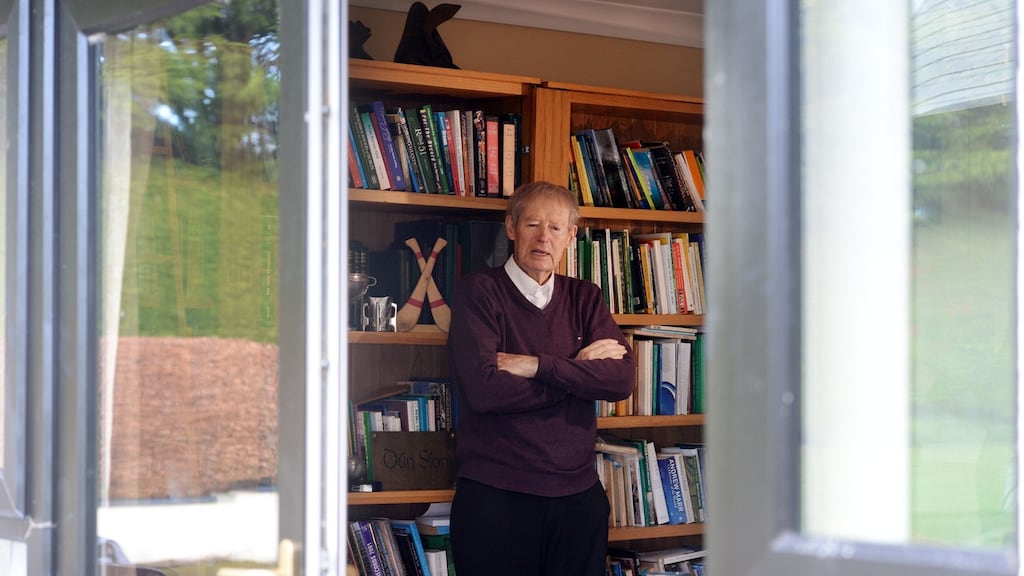 Michéal Ó Muircheartaigh says he prefers the Irish phrase ‘ag clutharú’ – “being comfortable or sheltered” – to ‘cocooning’. Photograph: Alan Betson