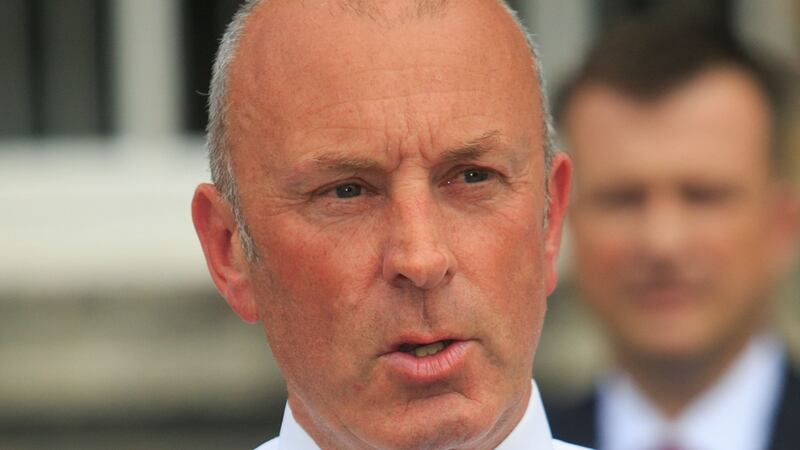 Deputy Commissioner John Twomey during a media briefing following the conclusion of the trial of Aaron Brady. Photogrph: Gareth Chaney/Collins