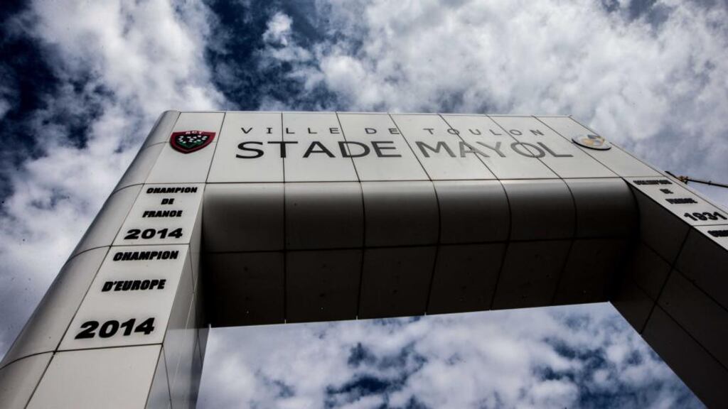 Leinster will travel to the Stade Felix Mayol in December to play Toulon. Photograph: James Crombie/Inpho
