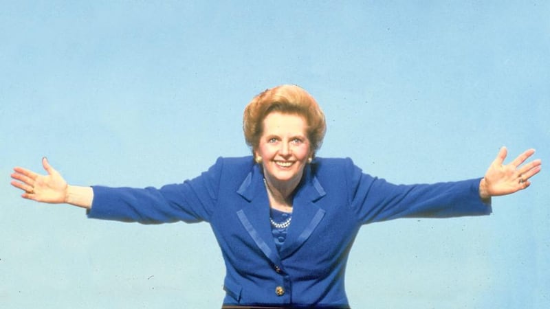 All smiles: Margaret Thatcher at a Conservative party conference. Photograph: Peter Jordan/Time Life Pictures/Getty Images