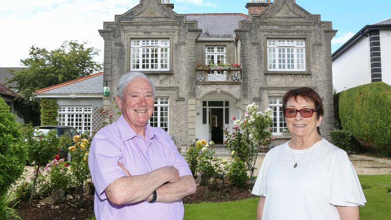Tony and Ita Johnstone at their B&B, St Judes, in Salthill: “The house was built in 1926 and I suspect it had the name for quite a long time before we bought it.” Photograph: Joe O’Shaughnessy