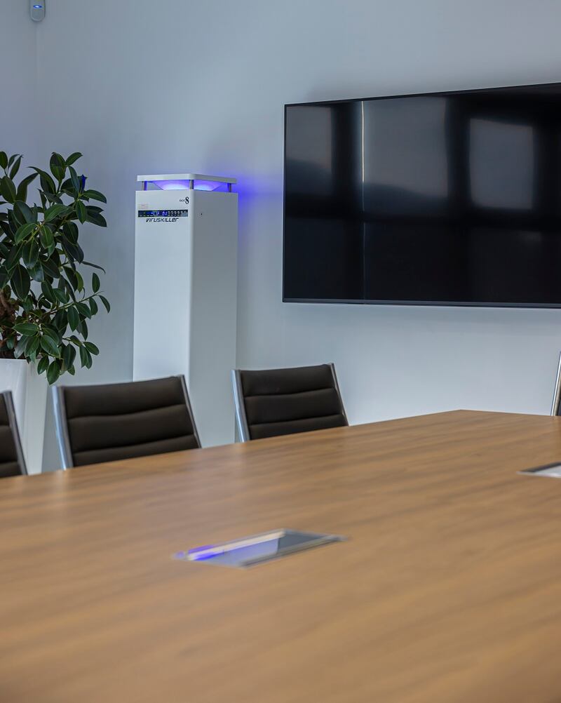 Return to work safely with Viruskiller clean air technology installed in your office space.