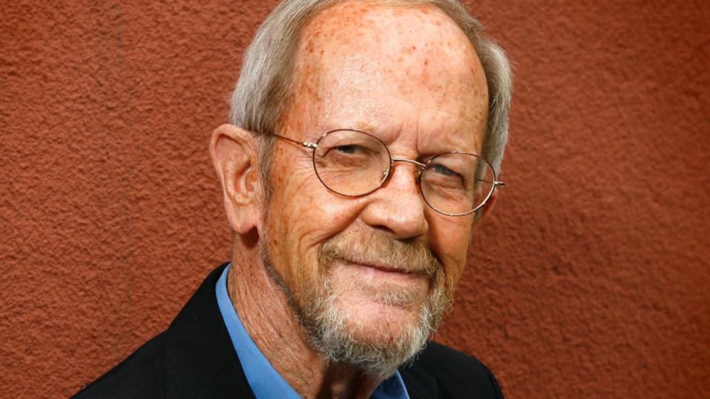 US crime novelist Elmore Leonard known for his works Get Shorty and Out of Sight has died aged 87 at home.  Photograph: Vince Bucci/Getty Images