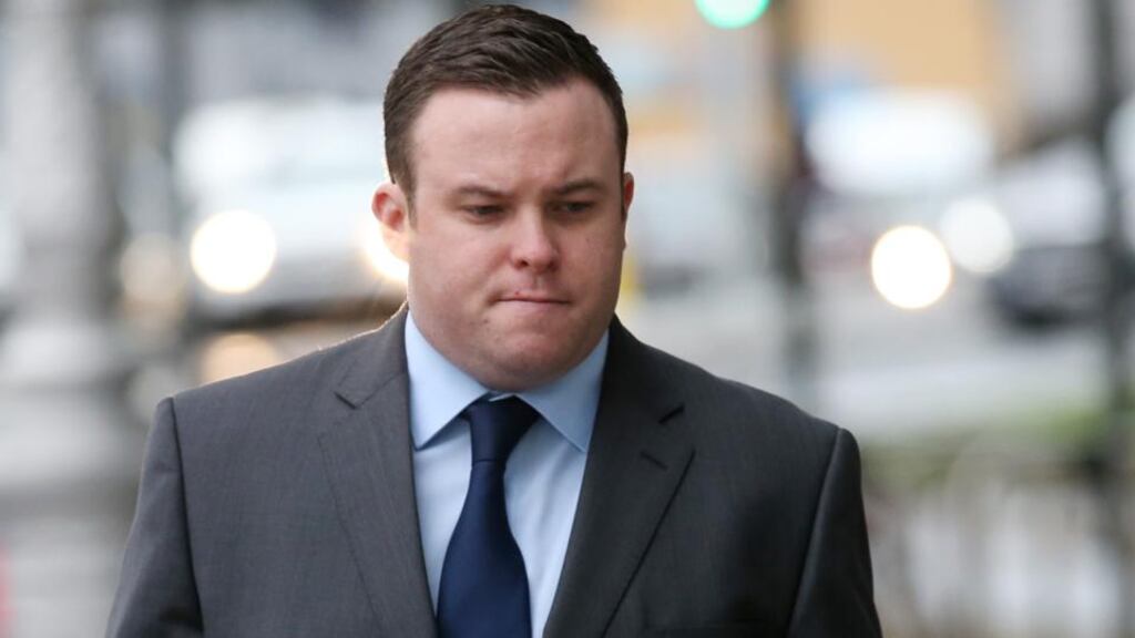 Garda Warren Farrell: pleaded not guilty. Photograph: Collins Courts