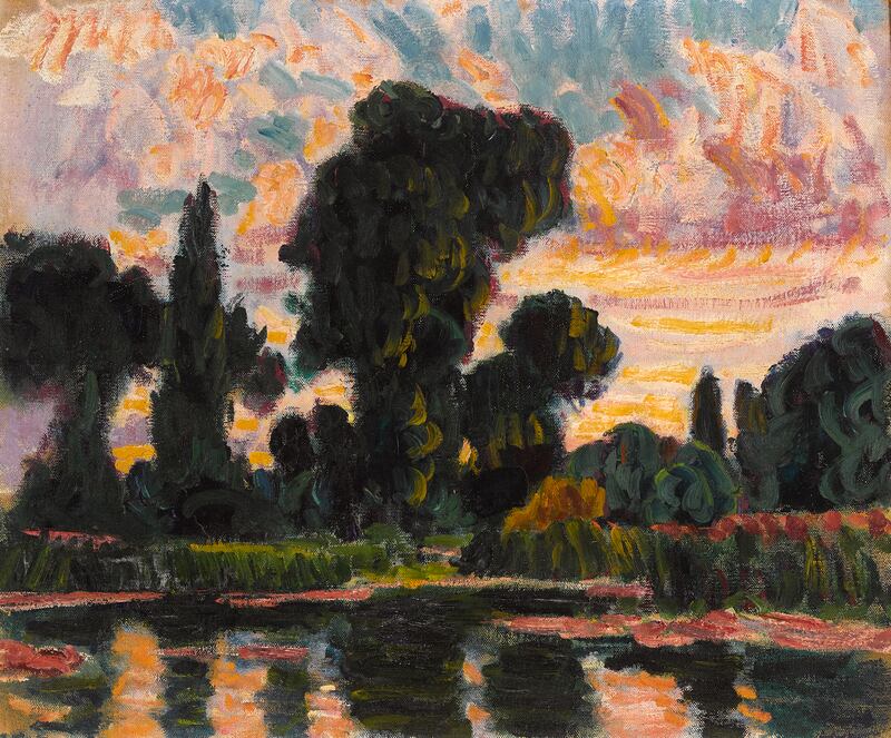 Le Loing at Sundown by Roderic O'Conor (lot 15, €200,000-€300,000) at Whyte's