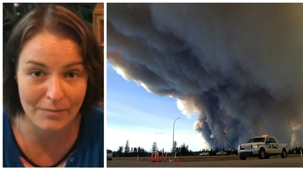 Orla Healy, from Newbridge, Co Kildare, had to leave her home in Fort McMurray on Tuesday along with the city’s 88,000 inhabitants.