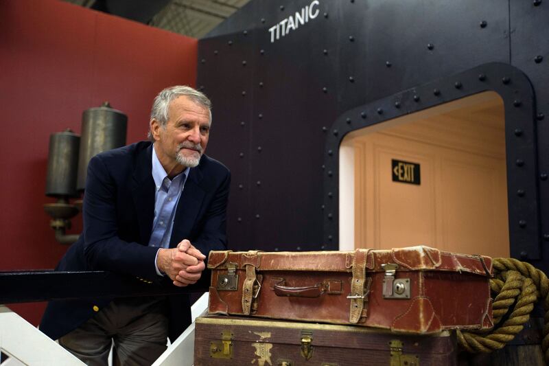 Paul-Henri Nargeolet at an exhibition on the Titanic in Paris in 2013. Photograph Joël Saget/AFP via Getty Images
