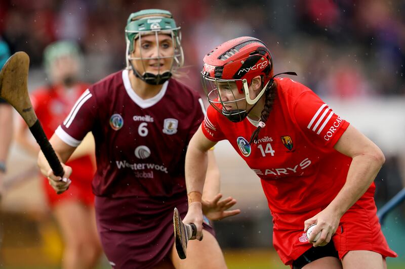 Cork's Katrina Mackey during their All-Ireland senior camogie championship semi-final win over Galway at UPMC Nowlan Park last month. Photograph: Ben Brady/Inpho