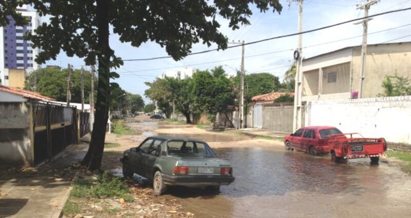 The unpaved street outside the solicitor’s office