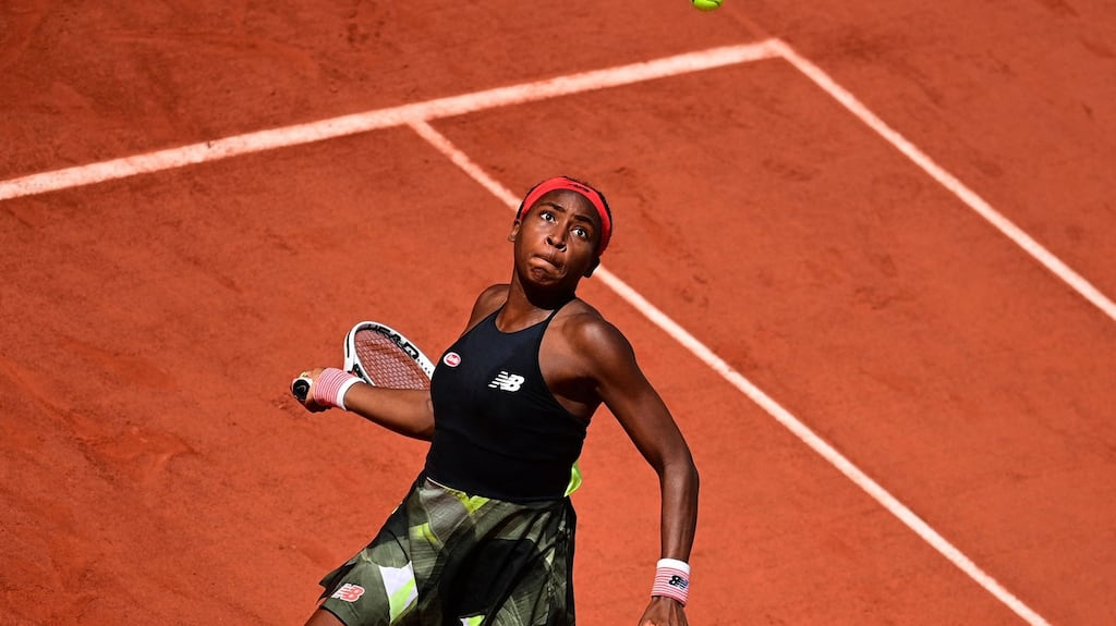 Coco Gauff’s French Open journey was ended in the quarter-finals. Photograph: Martin Bureau/Getty/AFP