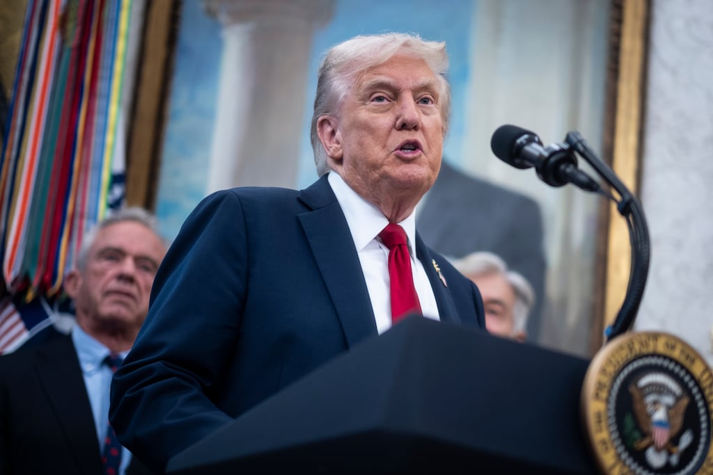 US president Donald Trump has repeatedly described the Democratic-run Oregan city of Portland as being 'war-ravaged'. Photograph: Pete Marovich/The New York Times