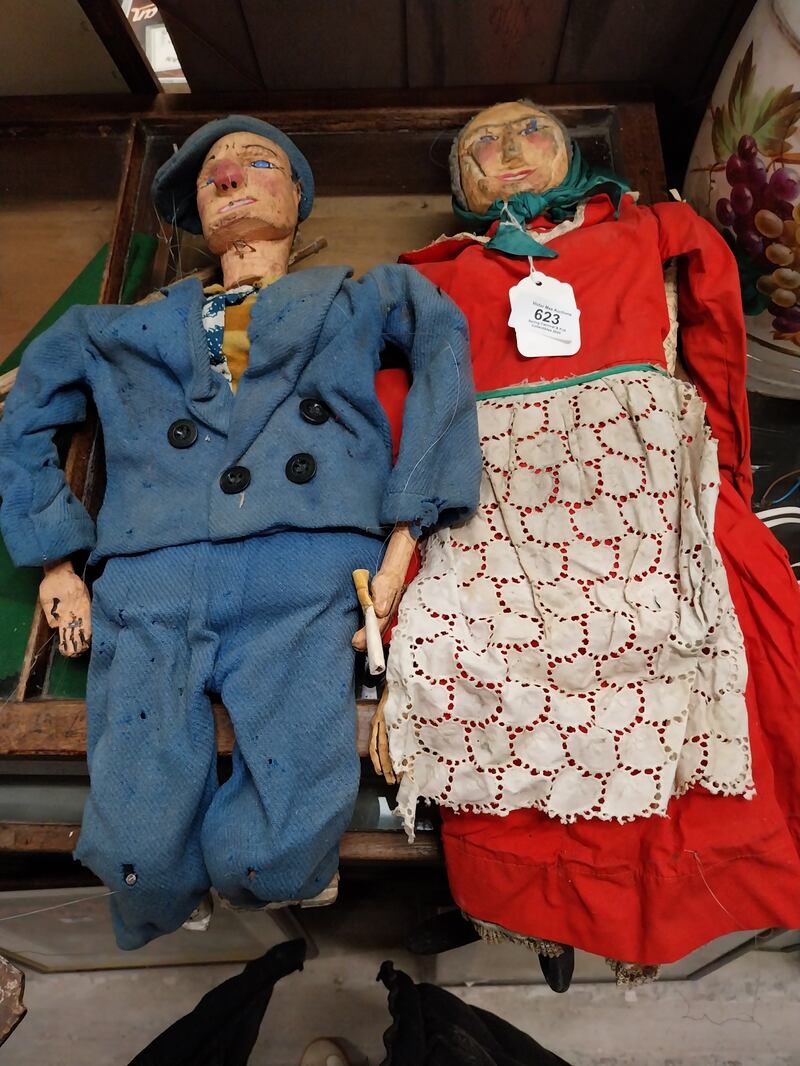 Antique marionettes at Victor Mee's auction