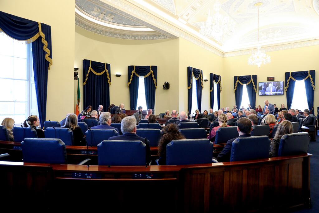 Seanad Éireann: A decision on whether a nominee is qualified is made at a meeting known as the completion of the panels. Photograph: Maxwells