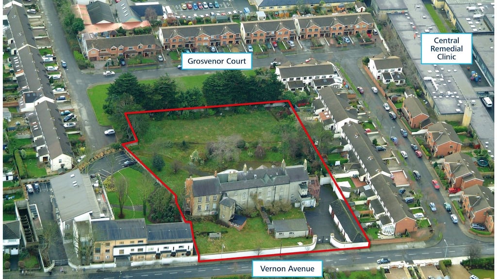 The site of the former Verville Retreat on Vernon Avenue in Clontarf, Dublin