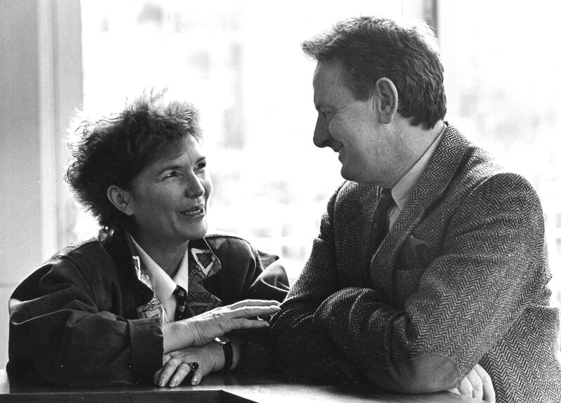 Fionnula Flanagan with her late husband, Garrett O'Connor, in 1992. Photograph: Eric Luke