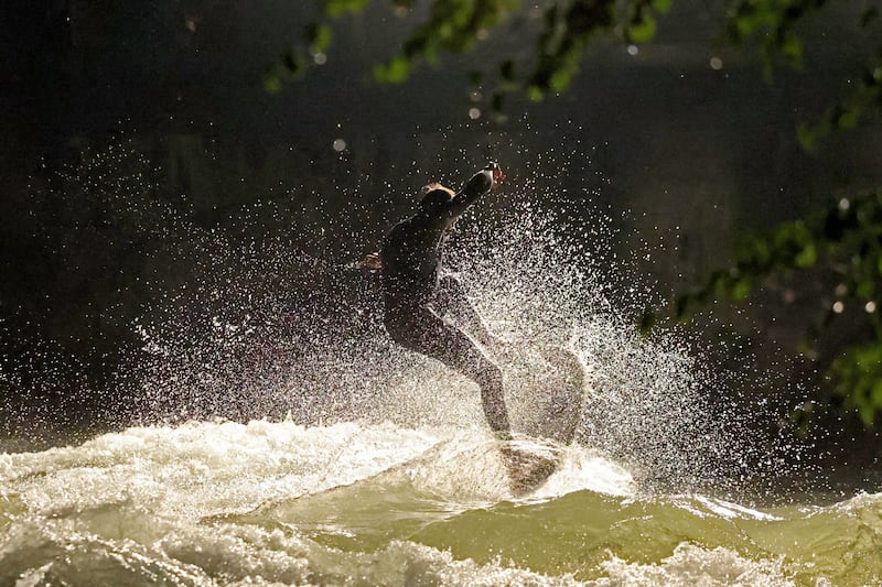 Munich surfers left high and dry as famed river wave vanishes