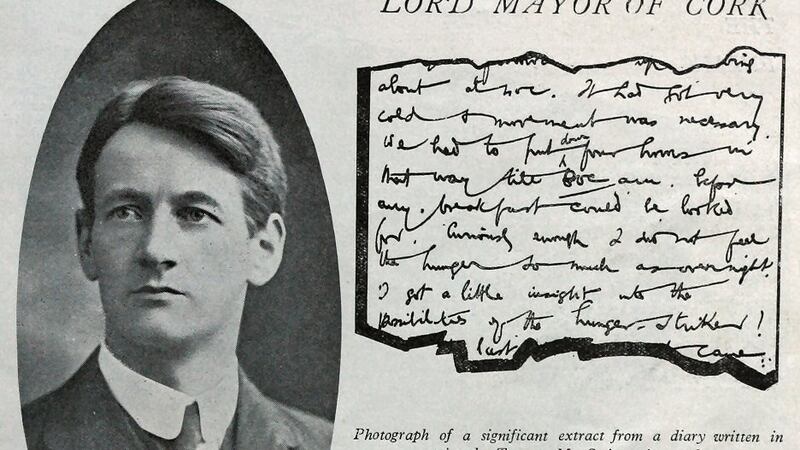 Author Terence McSwiney arrested by British forces at his Cork residence