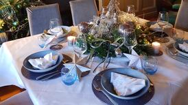 Go big, go bling: how three top chefs set their tables at Christmas