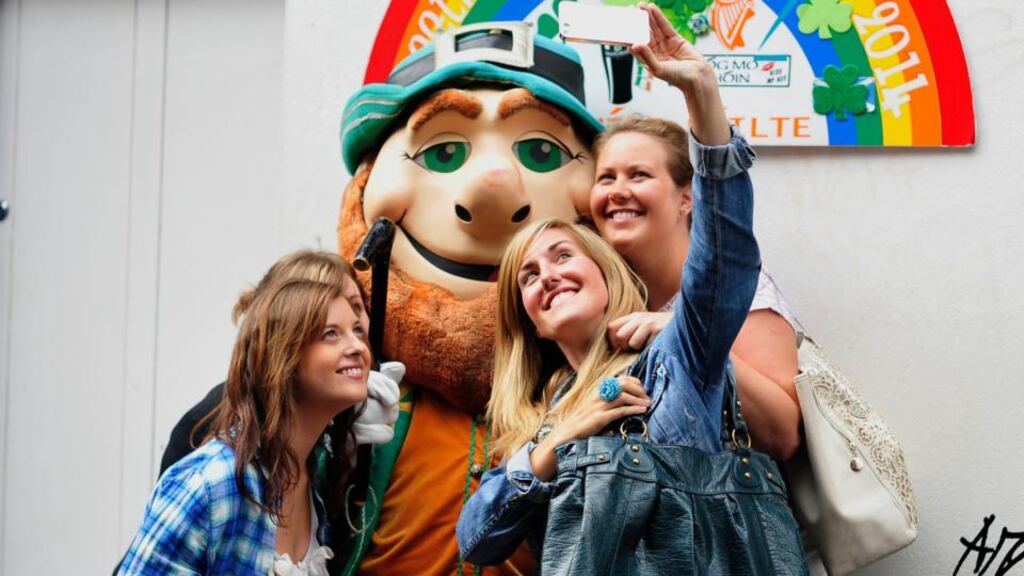 Tourists in Temple Bar. The majority of hotels and guesthouses have seen an increase in business