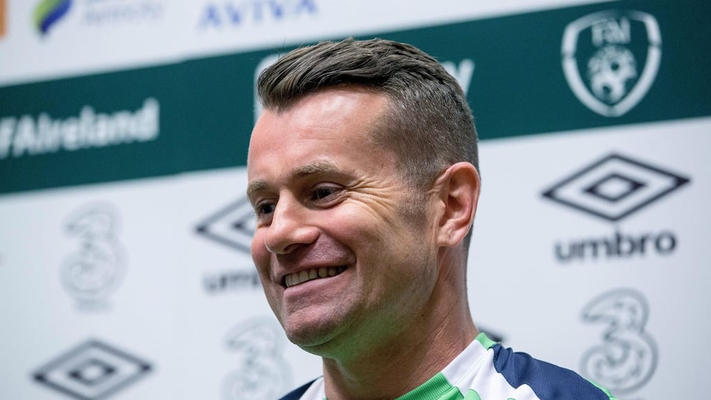 Shay Given: “If I don’t play, I will help Darren or Keiren  or David; whoever gets the nod.” Photograph: Gary Carr/Inpho