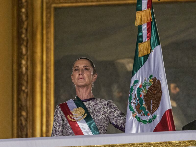 Claudia Sheinbaum: Allegations of corruption in Mexican politics are 'a big dilemma' for La Presidenta. Photograph: Luis Antonio Rojas/The New York Times