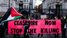 Tens of thousands join pro-Palestinian march in central London