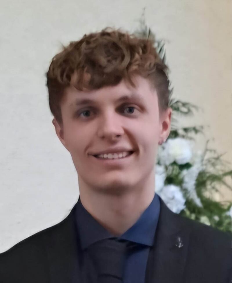 Kacper Dudek (20) died when a tree fell on his car during Storm Éowyn early last Friday. Photograph: Garda/PA Wire