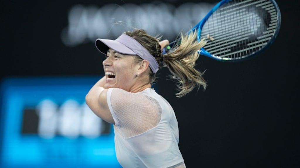 Maria Sharapova has struggled with her fitness since her return to play in April. Photograph: Getty Images