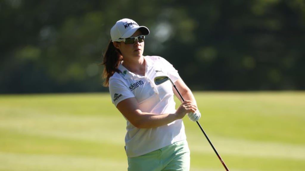 Leona Maguire playing in Meijer LPGA Classic at Blythefield Country Club in Michigan. Photograph: Gregory Shamus/Getty