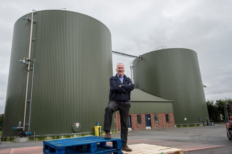 Billy Costello outside the Green Generation plant in Nurney, Co Kildare. Photograph: Brenda Fitzsimons