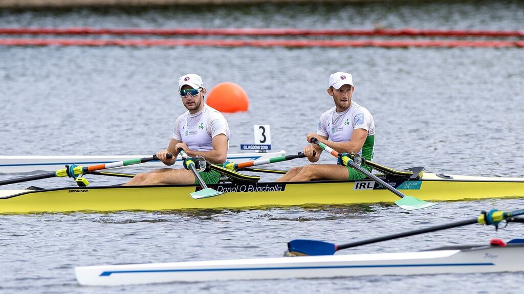 The O’Donovan brothers will row for a European Championships gold medal on Sunday. Photograph: Craig Watson/Inpho