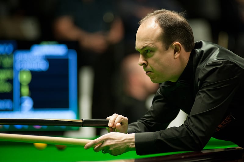 Fergal O'Brien in action at the German Masters in 2018. Photograph: Tai Chengzhe/Visual China Group via Getty Images