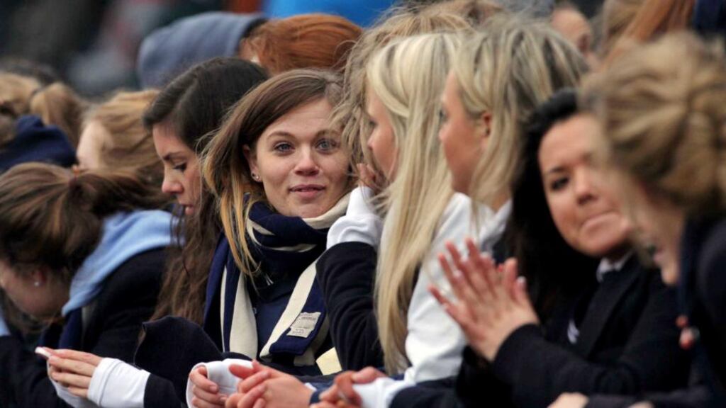Methodist College fans at Ravenhill. Photograph: Presseye/Matt Mackey/Inpho