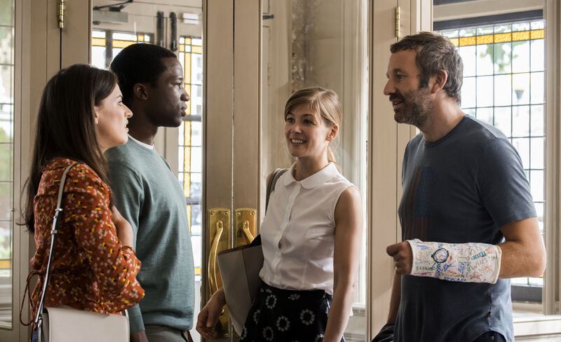 State of the Union: Chris O’Dowd with Aisling Bea, Sope Dirisu and Rosamund Pike in Nick Hornby’s series