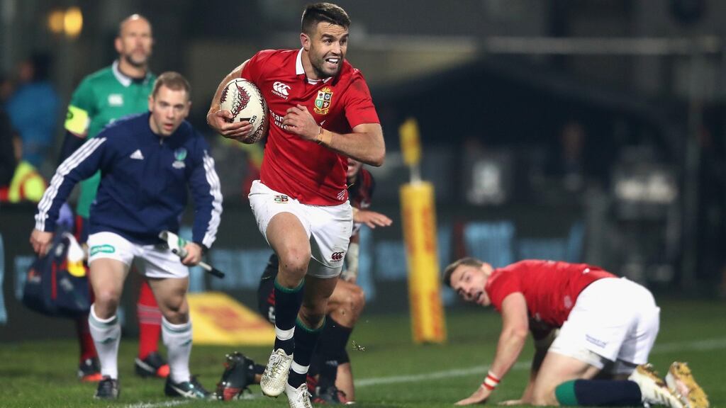 Conor Murray makes a break during the Lions’ 12-3 win over the Crusaders in Christchurch. Photograph: David Rogers/Getty Images.
