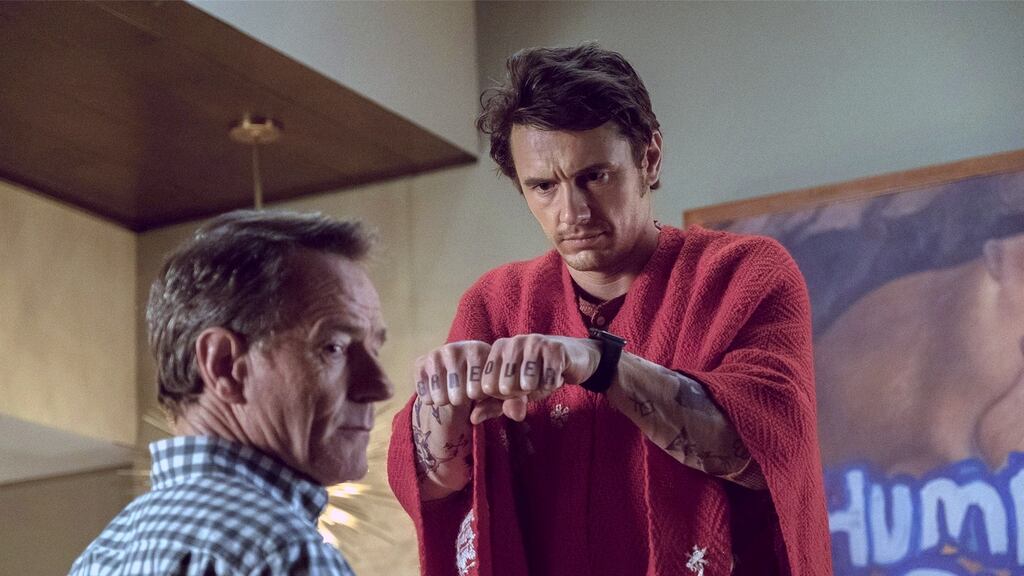 Dude, where’s my script? Bryan Cranston and James Franco in Why Him?