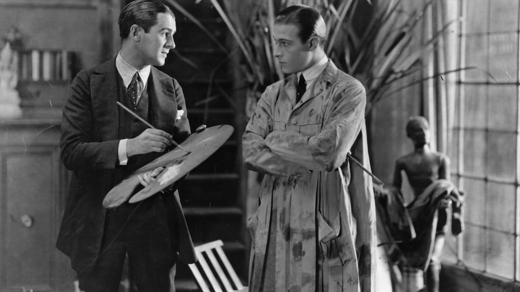 Rex Ingram directing Rudolph Valentino in the MGM film ‘The Four Horsemen of the Apocalypse’. Photograph: Hulton Archive/Getty Images