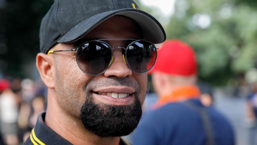 A file photo of far-right group leader Enrique Tarrio. Photograph: JOHN RUDOFF/AFP via Getty Images