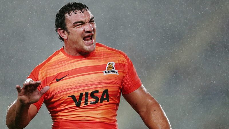 Los Pumas hooker Agustin Creevy. Photograph: Anthony Au-Yeung/Inpho/Photosport
