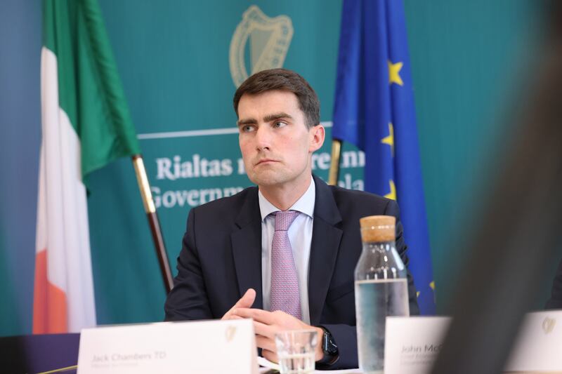 Jack Chambers got a bit ahead of himself when he disclosed the new date of the budget earlier this week. Photograph: Dara Mac Dónaill