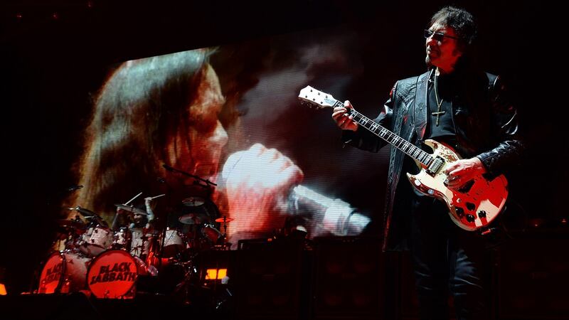 Tony Iommi performs with Black Sabbath onstage at Madison Square Garden in February in New York City. (Photo by Kevin Mazur/WireImage)