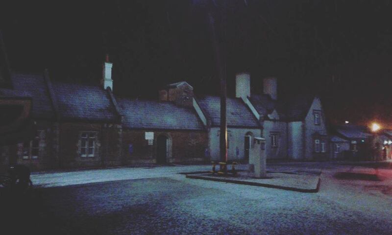 Newbridge Railway Station at midnight on Thursday. Photograph: Santa Selena Kuuse/Twitter