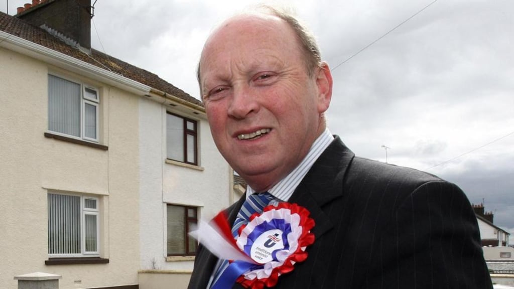 Jim Allister: No way the DUP will have two candidates. Photograph: Paul Faith/PA