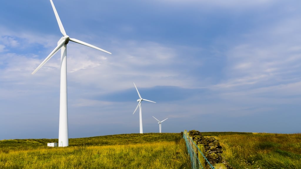 The 54 megawatt wind farm on the Cavan-Fermanagh border was acquired in 2014 by London based renewable energy investor Platina Energy Partners. Photograph: iStock