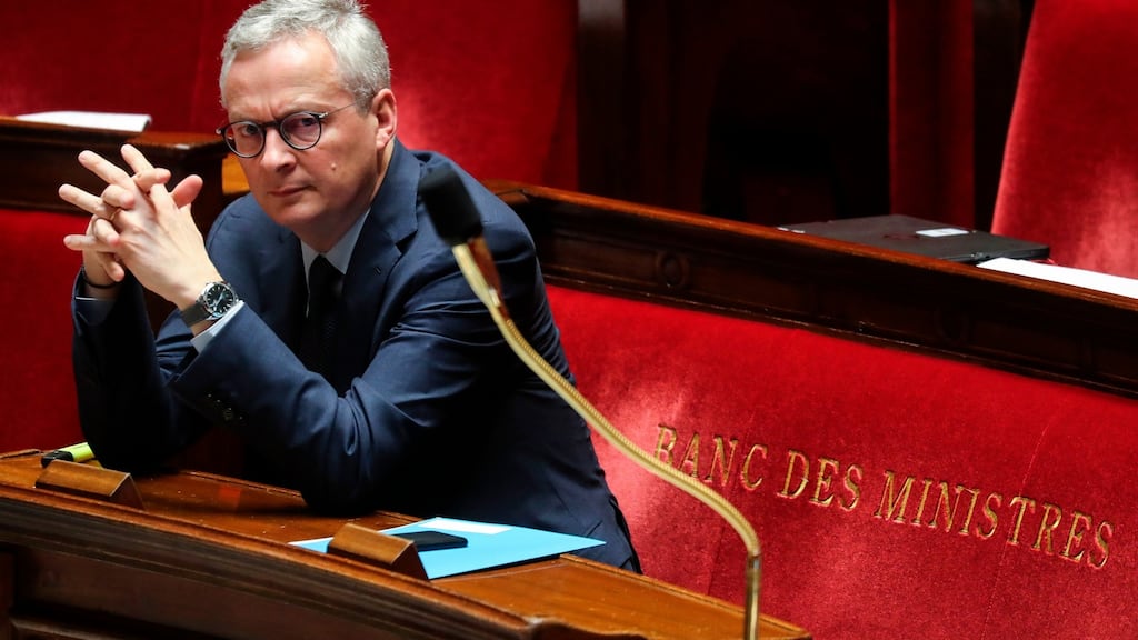 French finance minister Bruno Le Maire said there was room for compromise at forthcoming meetings of EU members. Photograph: AFP via Getty