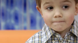 My five-year-old son has major problems going to the toilet